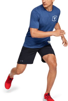 men's project rock iron paradise short sleeve