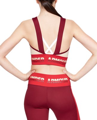 red sports crop top