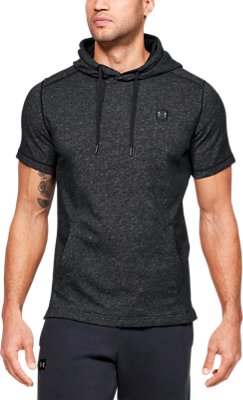 under armour terry short sleeve hoodie