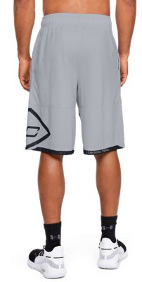 gray under armour shorts