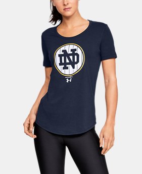 New Arrival Women's Notre Dame Short Sleeve Shirt 1 Color Available $32
