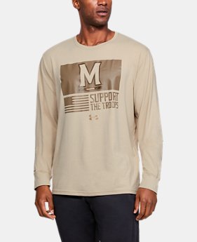 Men's Charged Cotton® Collegiate Long Sleeve Shirt 1 Color Available $28