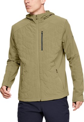 under armour coldgear reactor hybrid hooded jacket