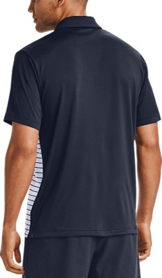 ua stripe mix up polo