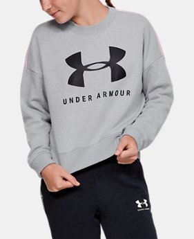  Girls' UA Sportstyle Fleece Crew  2  Colors Available $28.99