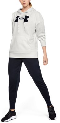 under armour women's armour fleece big flag logo hoodie