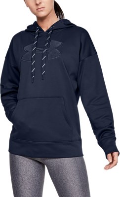 under armour hoodie women deepblue