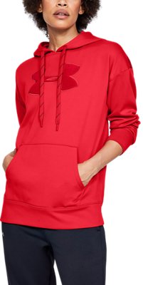 under armour hoodie red