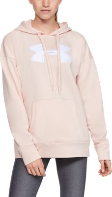 under armour hoodie women pink