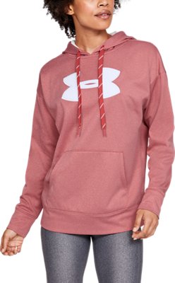 women's maroon under armour hoodie