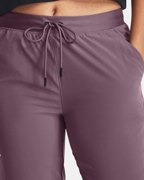 กางเกง UA Armour Sport Woven สำหรับผู้หญิง in Purple image number 2