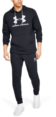 남성 UA 스포츠스타일 테리 로고 후디 image number 3