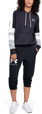 under armour women's rival fleece crop pants