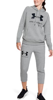 under armour women's rival fleece crop pants