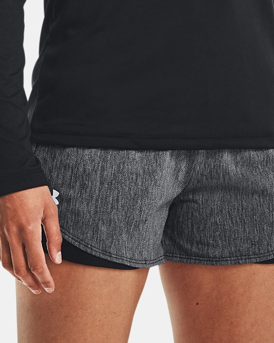 กางเกงขาสั้น UA Play Up Shorts 3.0 Twist สำหรับผู้หญิง image number 2