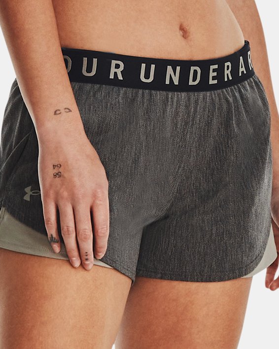 Women's UA Play Up 3.0 Twist Shorts image number 2