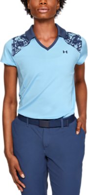 under armour blue golf shirt