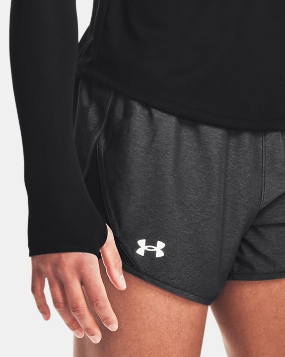 Women's UA Fly-By 2.0 Shorts in Black image number 2