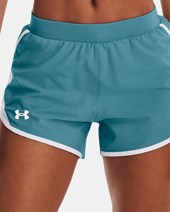 Women's UA Fly-By 2.0 Shorts in Blue image number 2