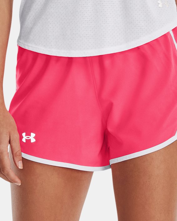 Women's UA Fly-By 2.0 Shorts in Pink image number 2