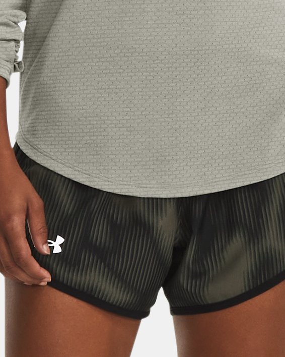 Women's UA Fly-By 2.0 Printed Shorts image number 2