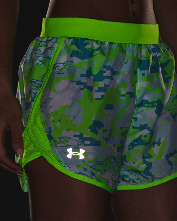 Under Armour Women's UA Fly-By 2.0 Printed Shorts. 7