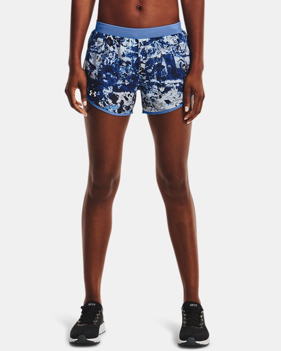 Under Armour Women's UA Fly-By 2.0 Printed Shorts. 1