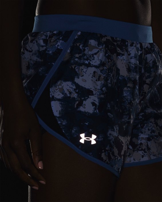 Under Armour Women's UA Fly-By 2.0 Printed Shorts. 4