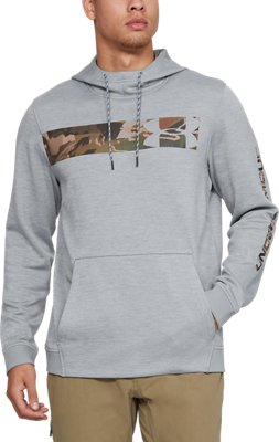 pink under armour hoodie with camo