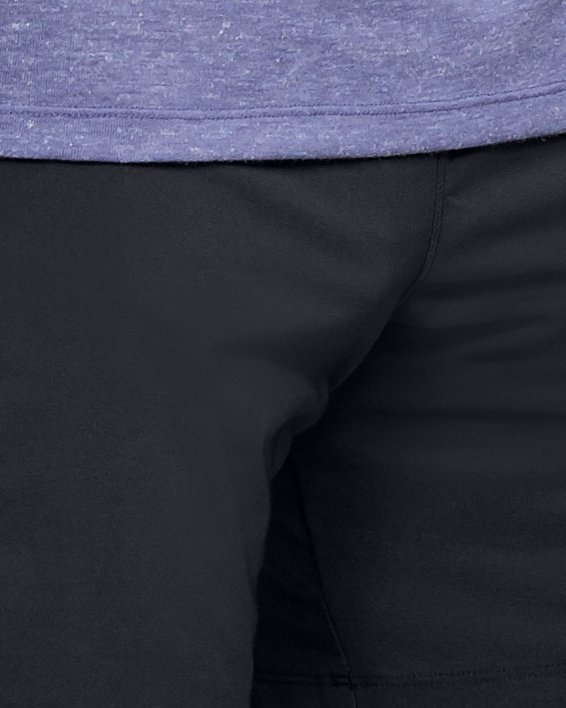Men's UA Qualifier Speedpocket Branded 7'' Linerless Shorts, Black, pdpMainDesktop image number 0