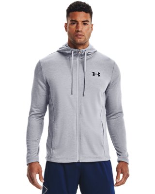 under armour terry fitted full zip hoodie