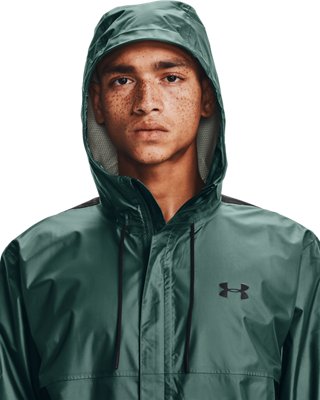 under armour men's overlook shell rain jacket