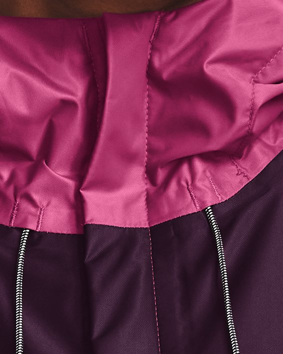 Women's UA Stormproof Cloudstrike Shell Jacket, Purple, pdpMainDesktop image number 3