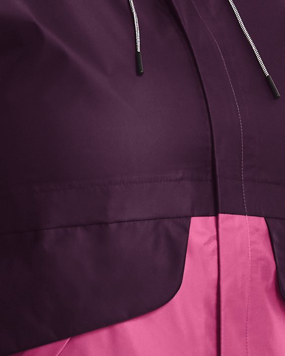 Women's UA Stormproof Cloudstrike Shell Jacket, Purple, pdpMainDesktop image number 0