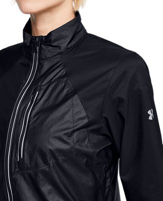 Chamarra UA Run Impasse Wind para mujer, Black, pdpMainDesktop image number 3