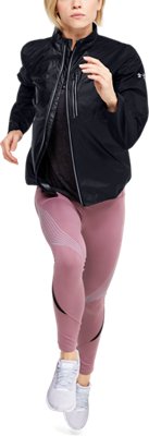 Chamarra UA Run Impasse Wind para mujer, Black, pdpMainDesktop image number 2