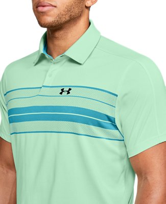 under armour vanish chest stripe polo