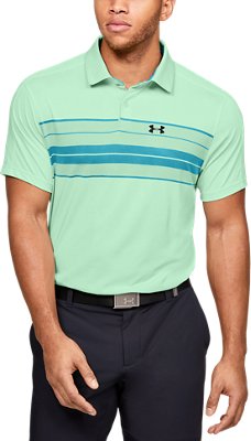 under armour vanish chest stripe polo