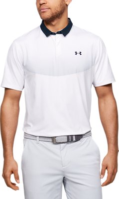 grey under armour polo shirt