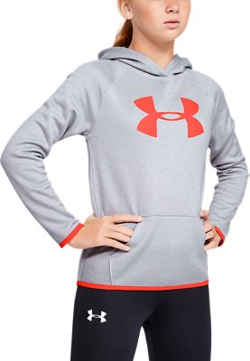 under armour women's storm armour fleece big logo twist hoodie