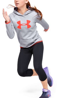 under armour women's storm armour fleece big logo twist hoodie