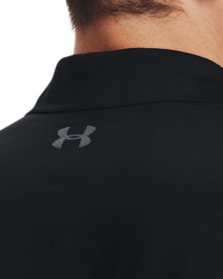 Polo UA Performance para Hombre, Black, pdpMainDesktop image number 3