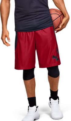 mens red under armour shorts