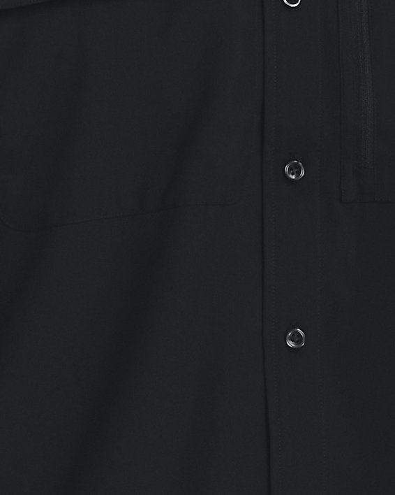 Under Armour Men's Motivator Coach's Button Up Shirt - Black, Sm