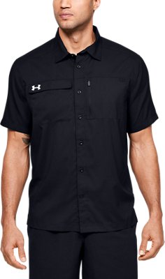 button up under armour shirt