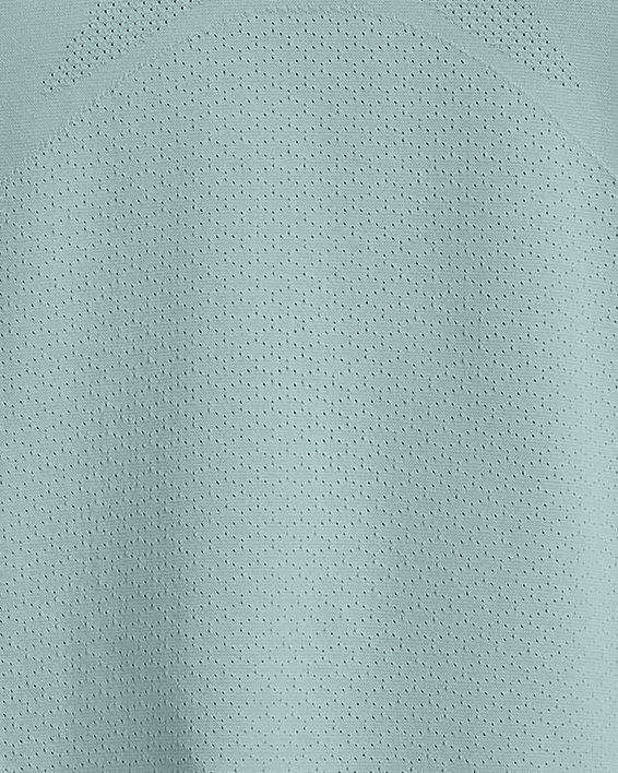 Men's UA RUSH™ Seamless Compression Short Sleeve, Blue, pdpMainDesktop image number 1