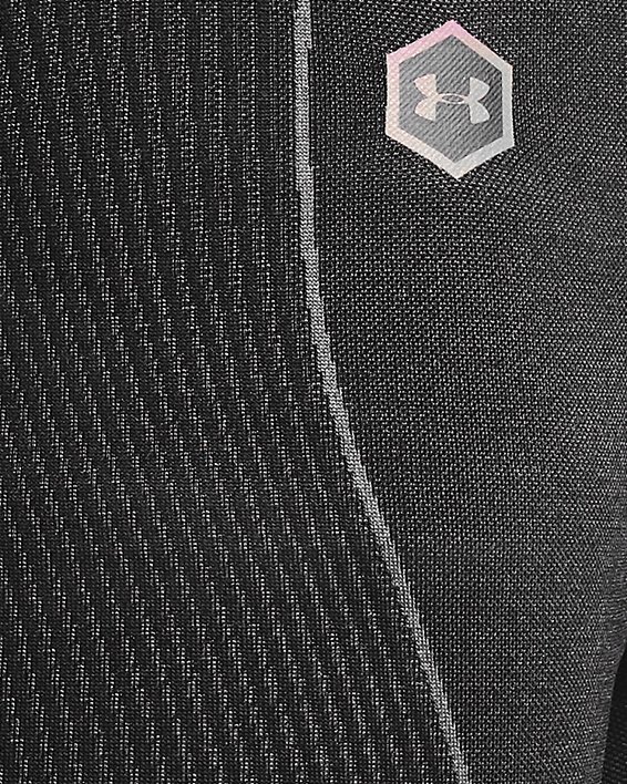 Herren UA RUSH™ Seamless Lange Shorts, Black, pdpMainDesktop image number 3