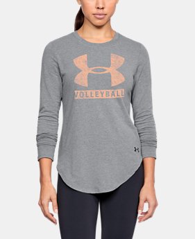 New Arrival Women's UA Volleyball Long Sleeve Shirt 1 Color Available $40