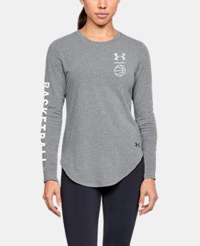 New Arrival Women's UA Basketball LC Long Sleeve Shirt 1 Color Available $40