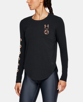 New Arrival Women's UA Soccer LC Long Sleeve Shirt 1 Color Available $40